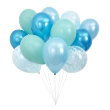 meri meri beautiful balloons - blue