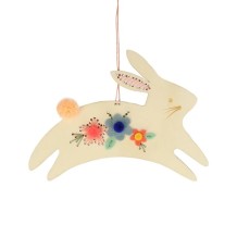 meri meri bunny embroidery kit
