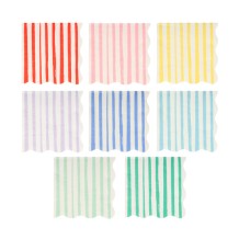 meri meri mixed stripe napkins - small