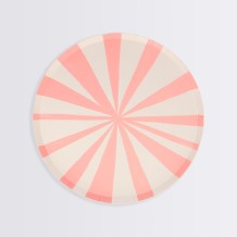 meri meri pink stripe plates - small | Kinderfeestwinkel | Speelgoedwinkel | Feestwinkel | Kinderwinkel | Amsterdam