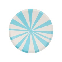 meri meri blue stripe plates - small | Kinderfeestwinkel | Speelgoedwinkel | Feestwinkel | Kinderwinkel | Amsterdam