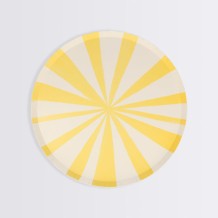 meri meri yellow stripe plates - small | Kinderfeestwinkel | Speelgoedwinkel | Feestwinkel | Kinderwinkel | Amsterdam