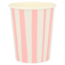 meri meri pink stripe cups | Kinderfeestwinkel | Speelgoedwinkel | Feestwinkel | Kinderwinkel | Amsterdam