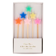 meri meri mixed star candles | Kinderfeestwinkel | Speelgoedwinkel | Feestwinkel | Kinderwinkel | Amsterdam