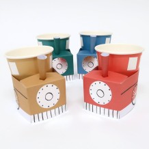 meri meri train cups | Kinderfeestwinkel | Speelgoedwinkel | Feestwinkel | Kinderwinkel | Amsterdam