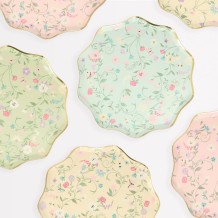 meri meri ladur?e paris floral side plates