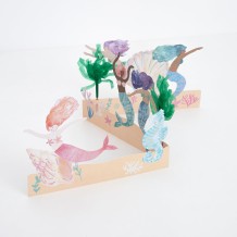 meri meri mermaid concertina card | Kinderfeestwinkel | Speelgoedwinkel | Feestwinkel | Kinderwinkel | Amsterdam