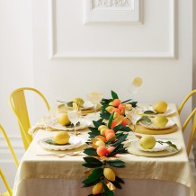 meri meri citrus fruit garland