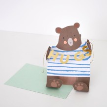 meri meri bear hug get well soon card | Kinderfeestwinkel | Speelgoedwinkel | Feestwinkel | Kinderwinkel | Amsterdam