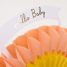 meri meri honeycomb rainbow card