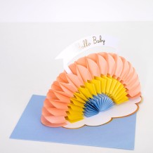 meri meri honeycomb rainbow card | Kinderfeestwinkel | Speelgoedwinkel | Feestwinkel | Kinderwinkel | Amsterdam