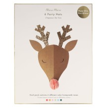 meri meri reindeer party hats