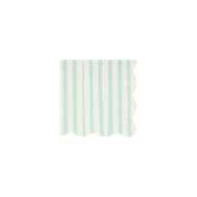 meri meri mint stripe napkins - small | Kinderfeestwinkel | Speelgoedwinkel | Feestwinkel | Kinderwinkel | Amsterdam