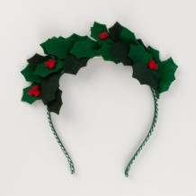 meri meri felt holly headband
