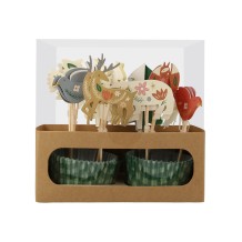 meri meri folk woodland cupcake kit | Kinderfeestwinkel | Speelgoedwinkel | Feestwinkel | Kinderwinkel | Amsterdam