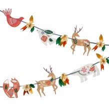 meri meri folk woodland garland
