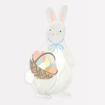 meri meri bunny with basket plates