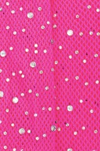 rhinestone tights - knalroze (3-8 jr)