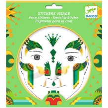 djeco face stickers - dragon | Kinderfeestwinkel | Speelgoedwinkel | Feestwinkel | Kinderwinkel | Amsterdam