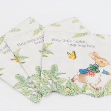 meri meri peter rabbit in the garden napkins, small