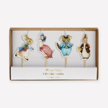 meri meri peter rabbit in the garden candles