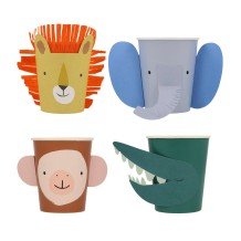 meri meri animal parade character cups | Kinderfeestwinkel | Speelgoedwinkel | Feestwinkel | Kinderwinkel | Amsterdam