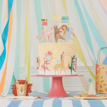 meri meri animal parade cake wrap & toppers | Kinderfeestwinkel | Speelgoedwinkel | Feestwinkel | Kinderwinkel | Amsterdam