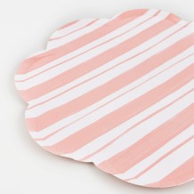 meri meri ticking stripe side plates