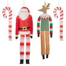 meri meri long legged santa & reindeer decorations | Kinderfeestwinkel | Speelgoedwinkel | Feestwinkel | Kinderwinkel | Amste