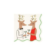 meri meri mr & mrs reindeer napkins | Kinderfeestwinkel | Speelgoedwinkel | Feestwinkel | Kinderwinkel | Amsterdam