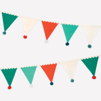 meri meri christmas pompom flag garland | Kinderfeestwinkel | Speelgoedwinkel | Feestwinkel | Kinderwinkel | Amsterdam
