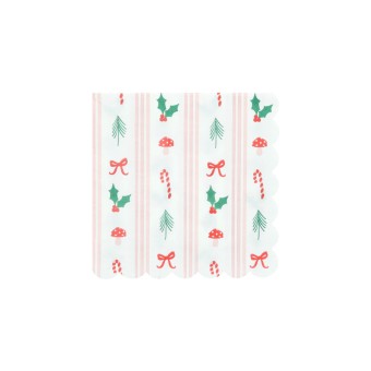 meri meri festive icons stripe napkins, small | Kinderfeestwinkel | Speelgoedwinkel | Feestwinkel | Kinderwinkel | Amsterdam