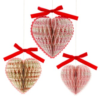 meri meri liberty honeycomb heart decorations | Kinderfeestwinkel | Speelgoedwinkel | Feestwinkel | Kinderwinkel | Amsterdam