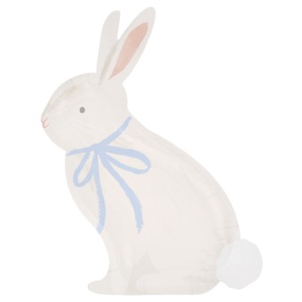 meri meri bunny with bow plates | Kinderfeestwinkel | Speelgoedwinkel | Feestwinkel | Kinderwinkel | Amsterdam