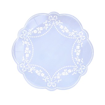 meri meri rococo blue side plates