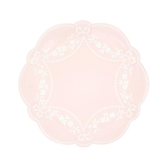 meri meri rococo pink side plates