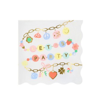 meri meri charm party napkins, large | Kinderfeestwinkel | Speelgoedwinkel | Feestwinkel | Kinderwinkel | Amsterdam | Kinde