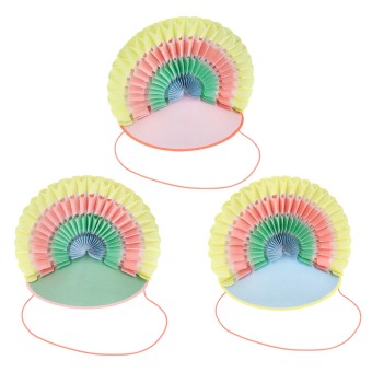 meri meri charm party rainbow party hats