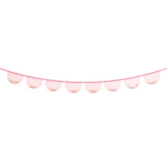 meri meri pink organza pompom garland | Kinderfeestwinkel | Speelgoedwinkel | Feestwinkel | Kinderwinkel | Amsterdam | Kinde