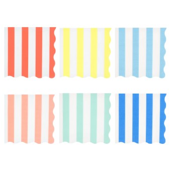 meri meri beach striped napkins, large | Kinderfeestwinkel | Speelgoedwinkel | Feestwinkel | Kinderwinkel | Amsterdam | Kinde