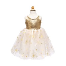 golden glam party dress (5-6 jr)