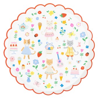 meri meri kitten club dinner plates | Kinderfeestwinkel | Speelgoedwinkel | Feestwinkel | Kinderwinkel | Amsterdam | Kinde