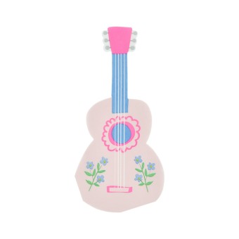 meri meri pink guitar shaped napkins