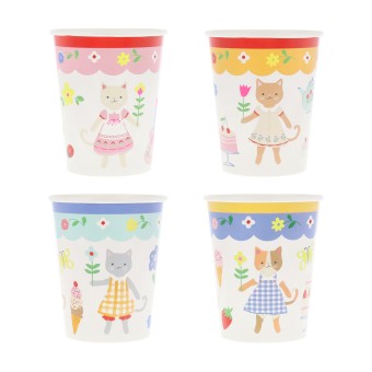 meri meri kitten club cups