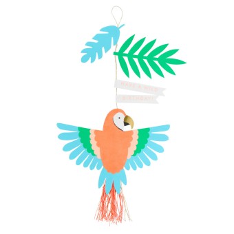 meri meri parrot decoration birthday card | Kinderfeestwinkel | Speelgoedwinkel | Feestwinkel | Kinderwinkel | Amsterdam | Ki