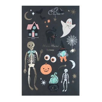 meri meri halloween icons temporary tattoos