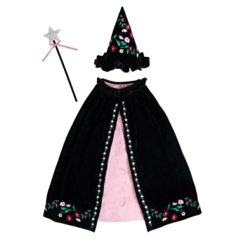 meri meri embroidered velvet witch costume | Kinderfeestwinkel | Speelgoedwinkel | Feestwinkel | Kinderwinkel | Amsterd