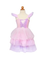 ombre dream ruffle dress (5-6 yrs)