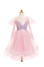 elegant in pink dress - roze (5-6 jr) | Kinderfeestwinkel | Speelgoedwinkel | Feestwinkel | Kinderwinkel | Amsterdam