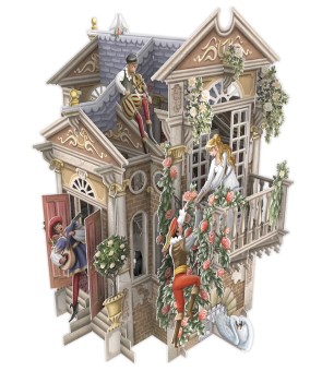 3d pop-up kaart romeo & juliet | Kinderfeestwinkel | Speelgoedwinkel | Feestwinkel | Kinderwinkel | Amsterdam